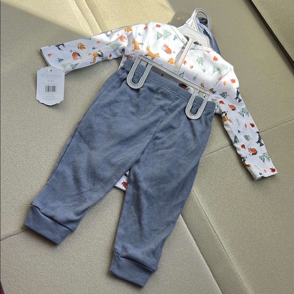 Fox Print Kids Matching Set - Picture 3 of 4